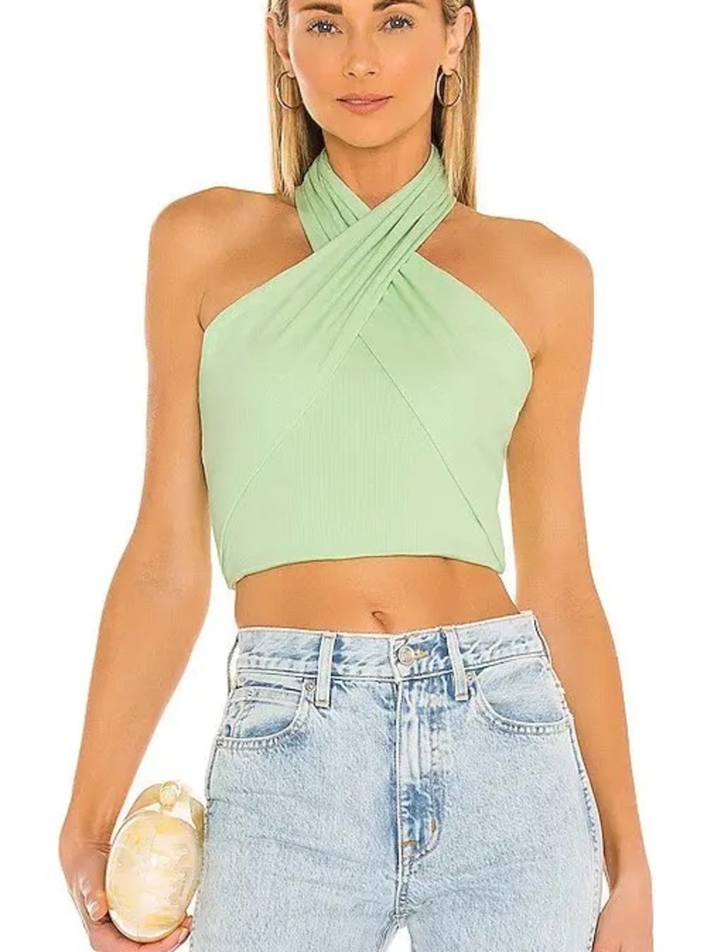 Superdown Amelie Wrap Top - Mint